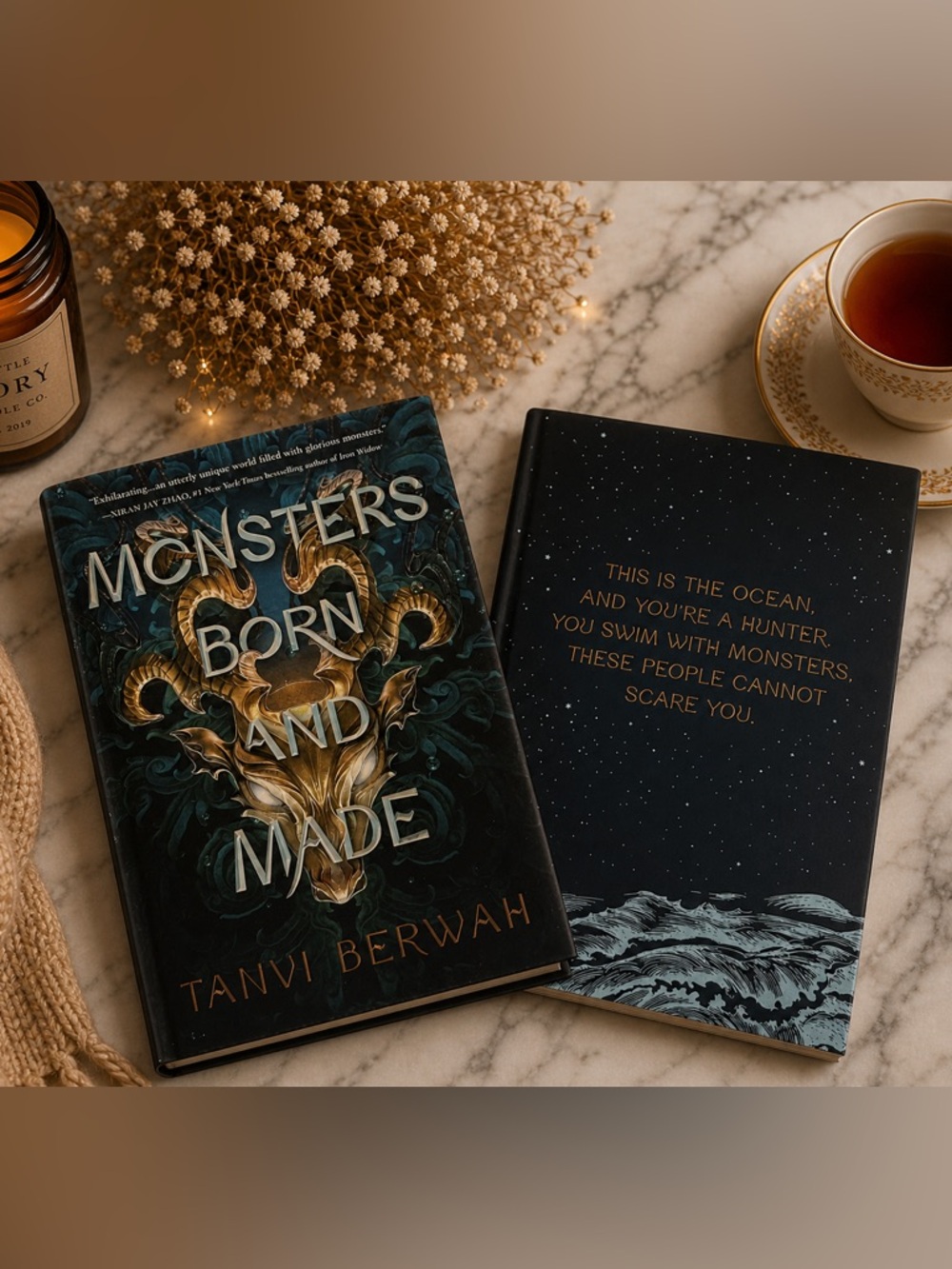 Monsters Born and Made by Tanvi Berwah - Dark Green & Gold Hardcover